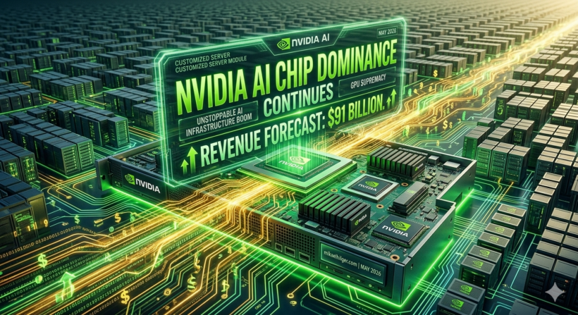 Nvidia's AI Chip Dominance Continues: $91 Billion Revenue Forecast ...
